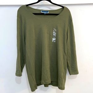Karen Scott 3/4th Sleeve Tee